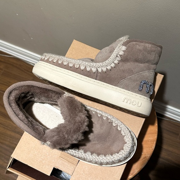 Mou Eskimo 18 Women’s Boots Elephant Grey New with original box - Picture 5 of 10